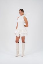 Ruffle Mini Dress - Image 3