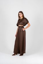 Satin Co-ord Crop Set - Image 5