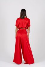 Satin Co-ord Crop Set - Image 7