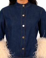Denim Feather Shirt - Image 2